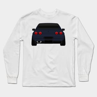 R32 rear Navy Long Sleeve T-Shirt